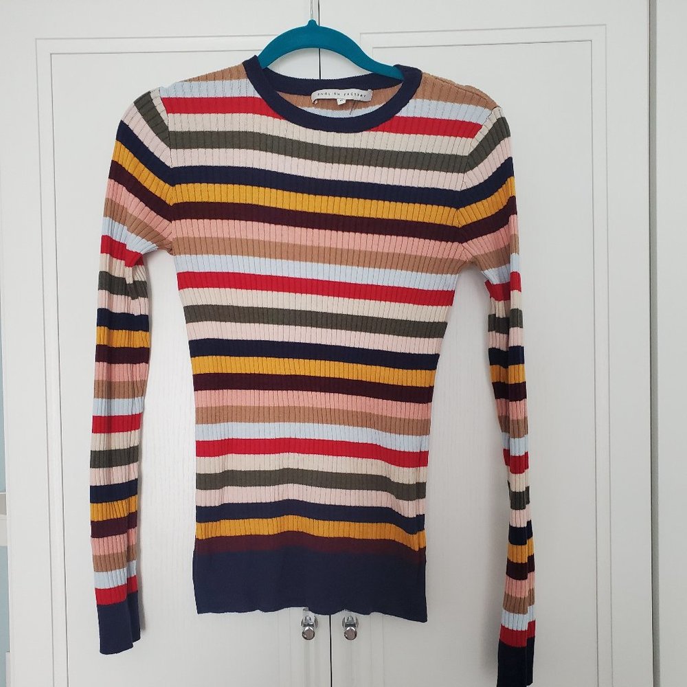 Multicolor Striped Sweater from English Factory